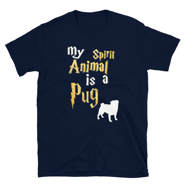 Pug T shirt -  Spirit Animal Unisex T-shirt