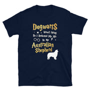 Australian Shepherd Dog T Shirt - Dogwarts Shirt