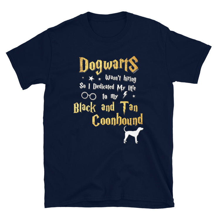 Black and Tan Coonhound T Shirt - Dogwarts Shirt