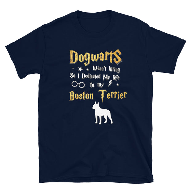 Boston Terrier T Shirt - Dogwarts Shirt