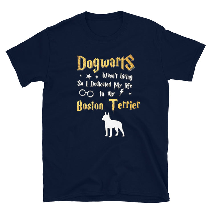 Boston Terrier T Shirt - Dogwarts Shirt