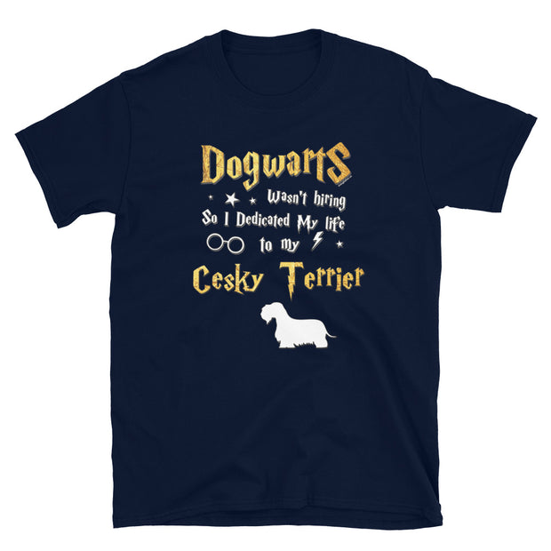Cesky Terrier T Shirt - Dogwarts Shirt