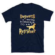Golden Retriever T Shirt - Dogwarts Shirt