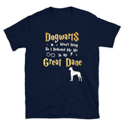 Great Dane T Shirt - Dogwarts Shirt