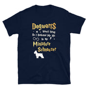 Miniature Schnauzer T Shirt - Dogwarts Shirt