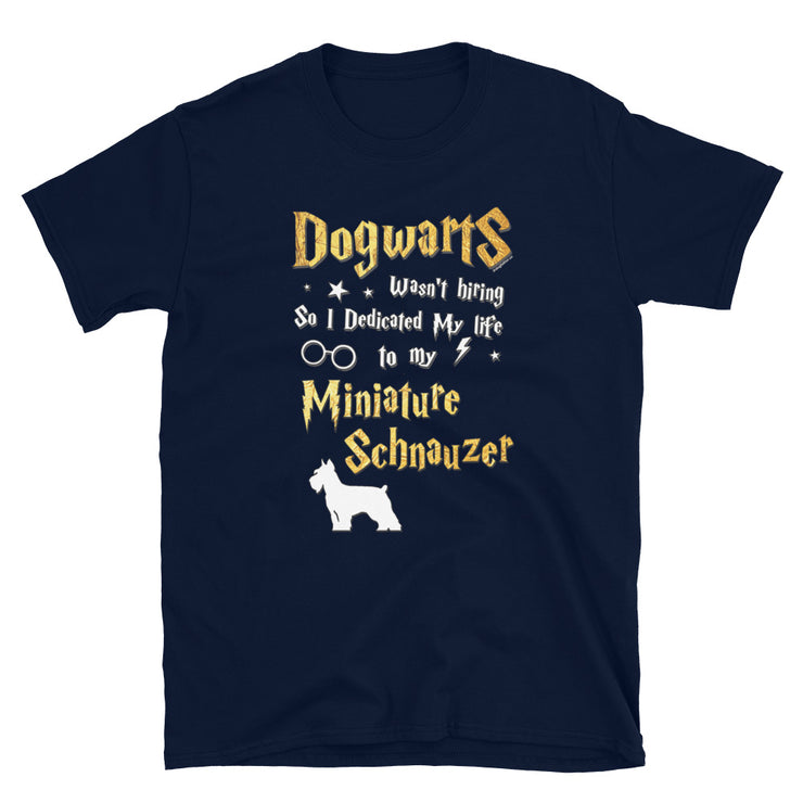 Miniature Schnauzer T Shirt - Dogwarts Shirt