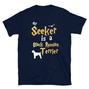 Black Russian Terrier Shirt  - Seeker Black Russian Terrier