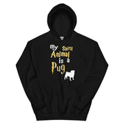 Pug Hoodie -  Spirit Animal Unisex Hoodie