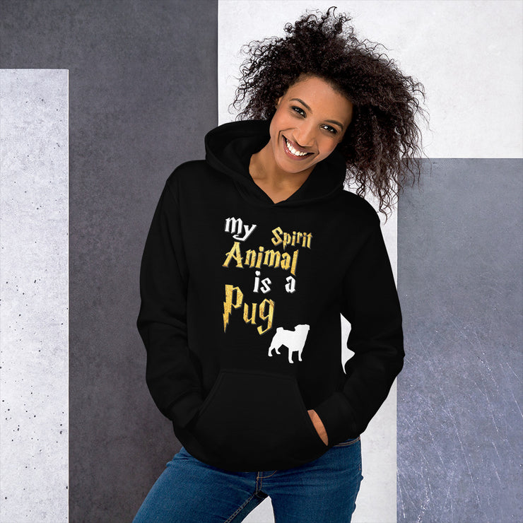Pug Hoodie -  Spirit Animal Unisex Hoodie